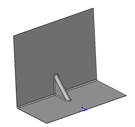 sheet metal gusset manufacturing|sheet metal gusset solidworks.